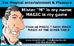 Afbeelding › Magician entertainer Mister "M"